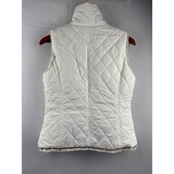 Reversible Faux Fur & Quilted Vest Size S Weatherproof Garment Co. - Picture 4 of 6
